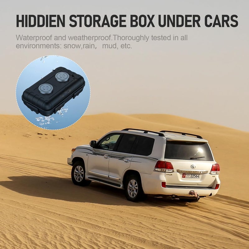 MILADA Magnetic Key Box for Under car,Magnetic Key Holder for car,Hide a Key Magnetic car,Key Hider for car,Waterproof IPX7 Hider Outside - Image 5